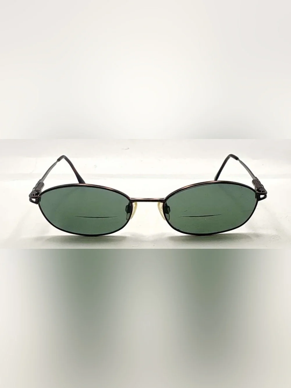 Essentials EN4681 Brown Oval Metal Sunglasses Frames Only